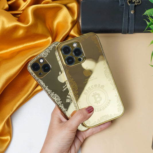 Gold-Plated Premium iPhone Case (Mix Designs)