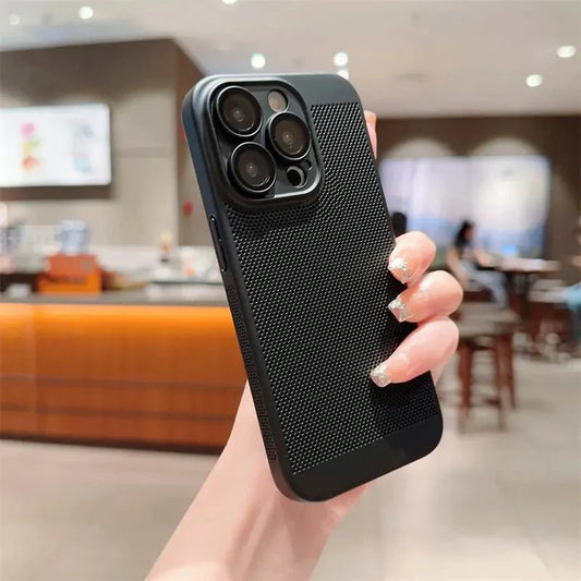 Anti-Heat iPhone Mesh Case With Lens Protector